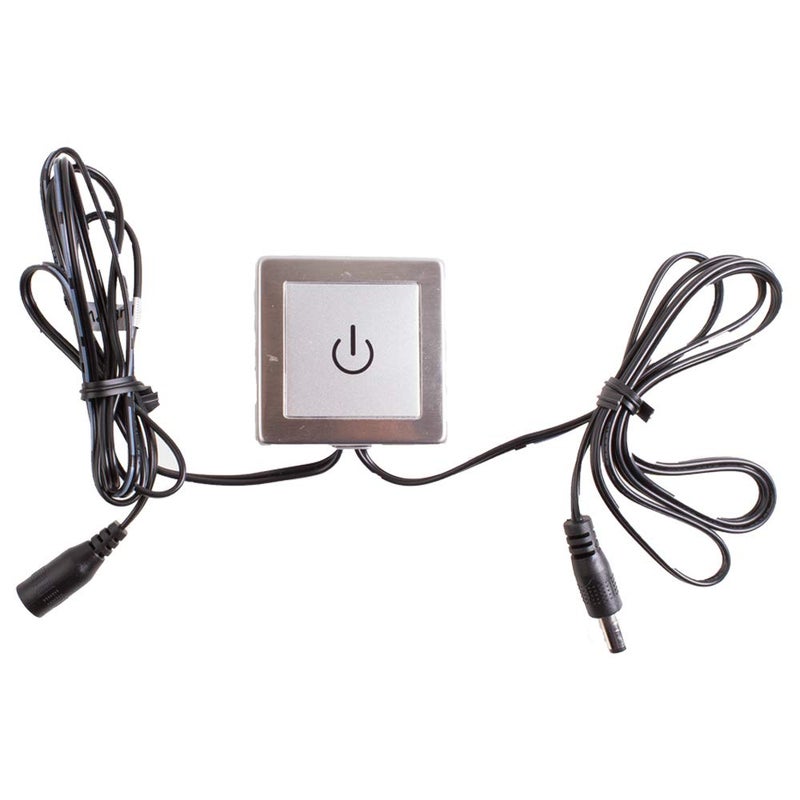 LEDUPDATES Inline Touch Switch, Dimmer, on/Off Switch, Touch Control Dim Switch for LED Light Strip Module Showcase Light add on to 12v 24v Power Supply - Image 1